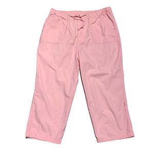 Baxter & Wells pink 100% cotton capri pants